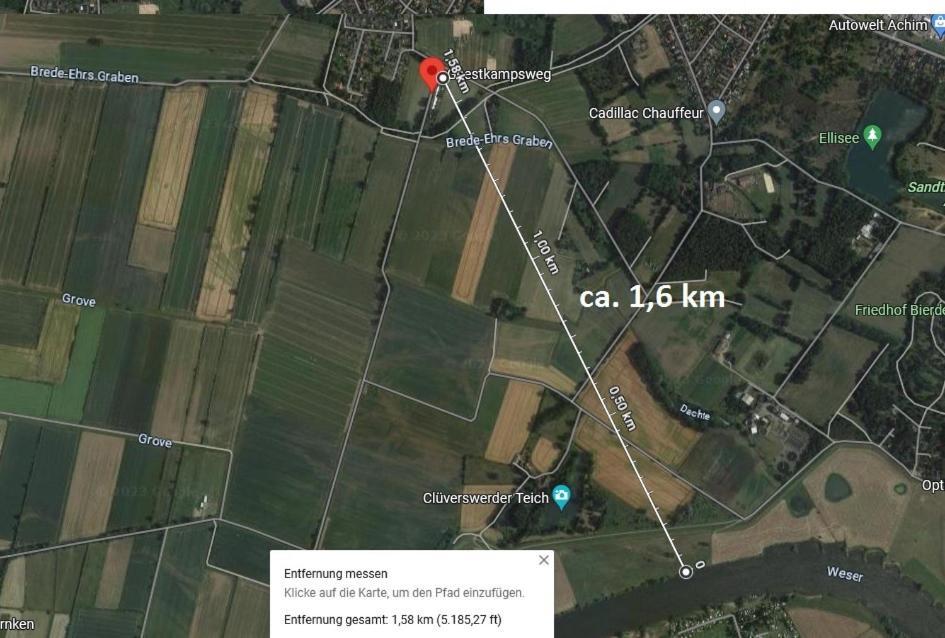 Ferienwohnung Fuer 4 Personen In Bester Lage Ca. 15 Km Von Bremen City Achim Buitenkant foto
